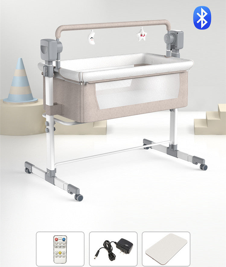 Portable Health Suit Children's Beauty Set Splicing Bed Foldable Newborn Baby Bedside Bed Baby Bed