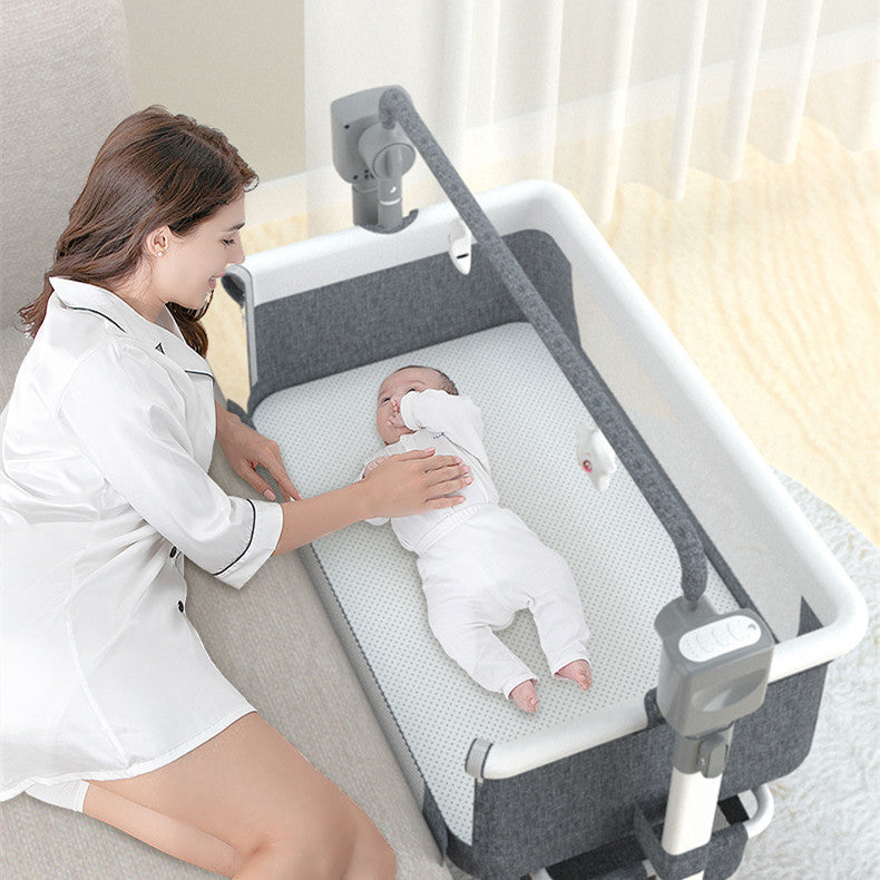 Portable Health Suit Children's Beauty Set Splicing Bed Foldable Newborn Baby Bedside Bed Baby Bed